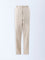 ETA Beige Relaxed-Fit Mid-Rise Cotton-Blend Chinos