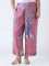 Diza Dusty Pink Forest-Themed Ethnic Pants