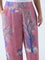 Diza Dusty Pink Forest-Themed Ethnic Pants