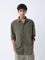 ETA Olive Relaxed-Fit Cotton Shirt