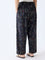 Diza Black Bandhani Print Pants