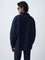 Ascot Navy Relaxed-Fit Denim Shacket