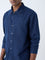 Ascot Dark Blue Relaxed-Fit Denim Shirt