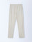 ETA Off-White Mid-Rise Relaxed-Fit Pants