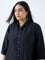 Diza Black Badla Design Tunic