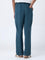 ETA Dark Teal Relaxed-Fit Mid-Rise Cotton Chinos