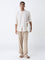 ETA Cream Striped Relaxed-Fit Cotton Shirt