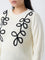 Gia Cream Embroidered Knitted Sweater