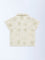 HOP Baby Beige Embroidered Cotton Shirt