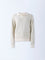 ETA Off-White Self-Patterned Knitted Relaxed-Fit Sweater