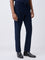 Ascot Navy Relaxed-Fit Mid-Rise Corduroy Trousers