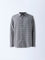 Ascot Charcoal Checkered Relaxed-Fit Cotton Shirt