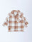 HOP Baby Brown Checks Design Cotton Shirt