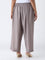 Diza Taupe Solid Pants