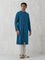 Asymmetric Blue Kurta