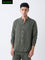 ETA Olive Pinstriped Relaxed-Fit Cotton Shirt - Exclusive
