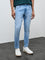 Nuon Blue Washed Slim-Fit Mid-Rise Jeans