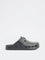 SOLEPLAY Black Perforated Clog Sandals