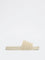 SOLEPLAY Ivory Knit-Textured Pool Slides