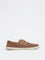 SOLEPLAY Brown Knit-Textured Lace-Up Sneakers