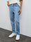 Nuon Light Blue Washed Slim-Fit Mid-Rise Jeans
