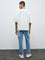 Nuon Light Blue Washed Slim-Fit Mid-Rise Jeans