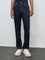 WES Casuals Dark Blue Relaxed Fit Mid-Rise Jeans