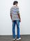 WES Casuals Dark Blue Relaxed-Fit Mid-Rise Jeans