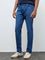 WES Casuals Blue Relaxed-Fit Mid-Rise Jeans