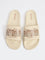 SOLEPLAY Beige Printed Pool Slides