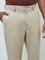 Ascot Beige Relaxed-Fit Mid-Rise Chinos