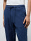 ETA Indigo Textured Relaxed-Fit Mid-Rise Cotton Chinos