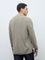 Ascot Beige Knit-Textured Relaxed-Fit Sweater
