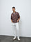 Nuon White Slim-Fit Mid-Rise Jeans