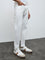 Nuon White Slim-Fit Mid-Rise Jeans