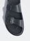 SOLEPLAY Grey Buckle-Detailed Slides