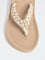 LUNA BLU Taupe Braided Comfort Flip-Flops
