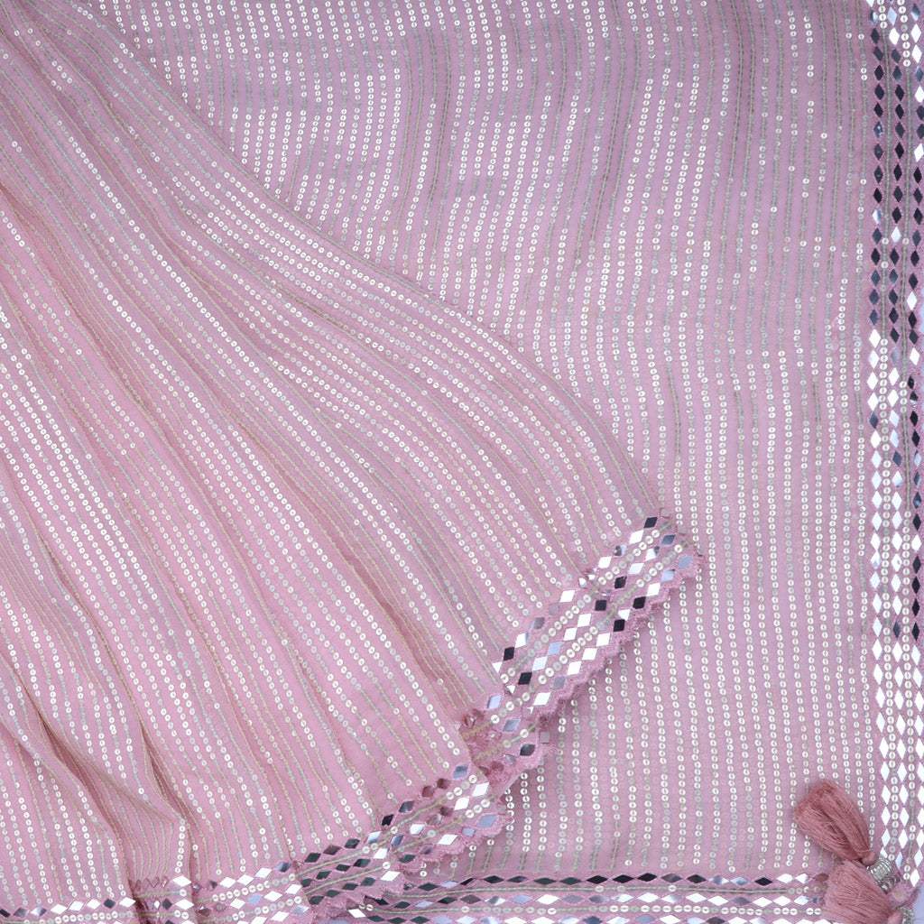 Waidurya - Beautiful BLUSH FULL SEQUIN sari is the perfect... | Facebook