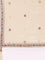 Cream Tissue Floral Embroidered Anarkali Set