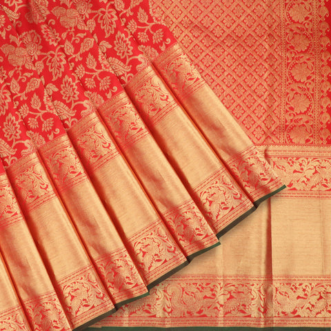 Golden Saree - Buy Gold Colour Silk Saree Online | Nalli