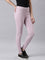 Women Solid Lavender Super Stretch Jeggings