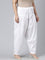 Women Solid White Cotton Salwar