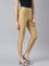 Bright Gold Nylon Stretch Shimmer Leggings