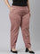 Women Dusty Pink Chinos Trousers