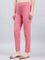 Blush Pink Cotton Stretch Kurti pants
