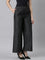 Women Solid Black Denims Wide Leg Pants