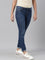 Women Solid Blue High Rise Skinny Jeans