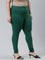 Bottle Green Cotton Stretch Churidar