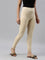Dark Cream Cotton Stretch Churidar