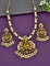 Designer Antique Plated Kempu Necklace Set